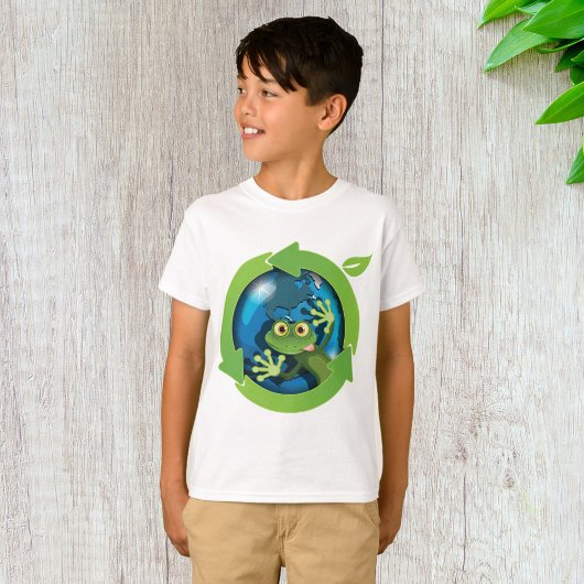 T-shirt Green Frog Earth