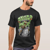 T-shirt Green Garbage Monster Playera (Devant)