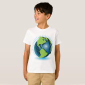 T-shirt Green Globe (Devant entier)
