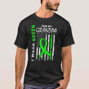 T-shirt Green Grand-pa Maladie du rein Cérébral Palsy Awar
