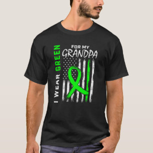 T-shirt Green Grand-pa Maladie du rein Cérébral Palsy Awar