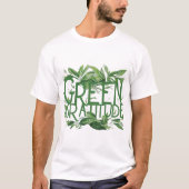 T-shirt Green Gratitude (Devant)