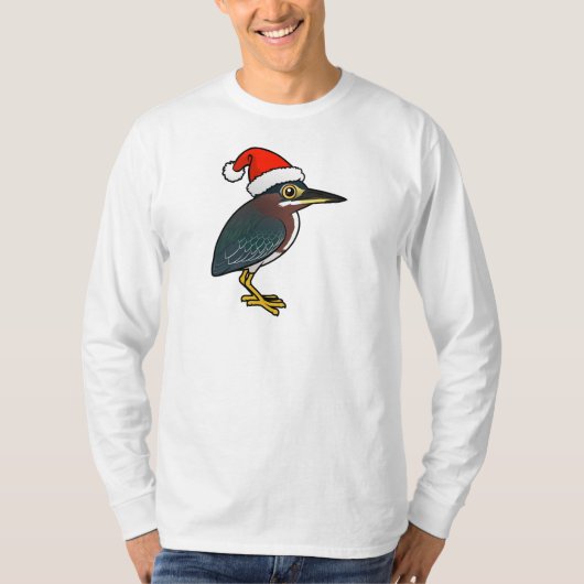 T-shirt Green Heron Père Noël (Devant)