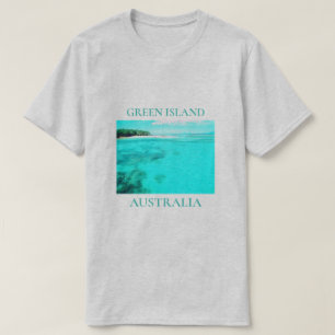 T-shirt Green Island Queensland Australie voyage