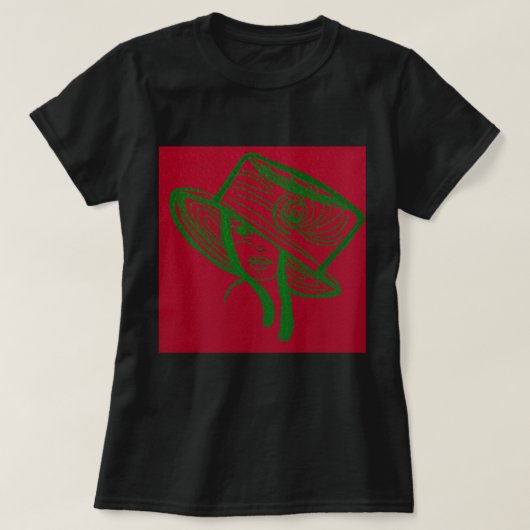 T-shirt Green Lady (Design devant)