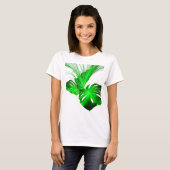 T-shirt green leaf (Devant entier)