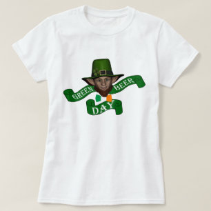 T-shirt Green leprechaun jour de bière verte