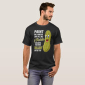 T-shirt Green Pickle Dillin Joke Pun Vegetarian Cucumber (Devant entier)