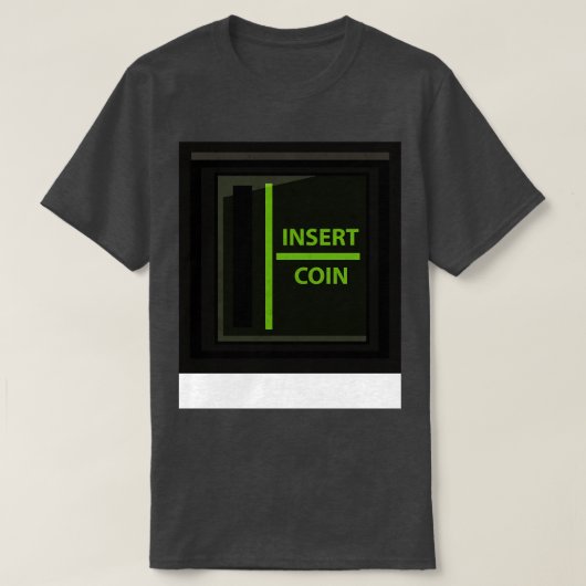 T-shirt Green Retro Arcade (Design devant)