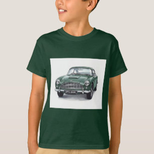 T-shirt Green Retro Car, Collection par Natasha Us