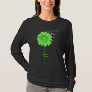 T-shirt Green Ribbon Daisy Faith Sensibilisation à la sant