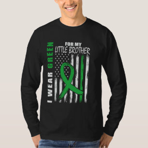 T-shirt Green Ribbon Little Brother Kidney Disease Award
