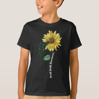 T-shirt Green Ribbon Warrior And Supporters - Santé Mental