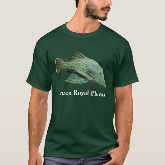 T-shirt Green Royal Pleco (Devant)