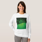 T-shirt Green Shamrock Clover St Patrick’s Day Luck (Devant entier)