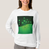 T-shirt Green Shamrock Clover St Patrick’s Day Luck (Devant)