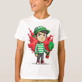 T-shirt Green Smoke Vibes (Devant)