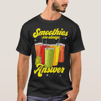 T-shirt Green Smoothie Lifestyle Aime Boissons Saines Vegg