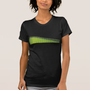 T-shirt Green Streaks Chemise avec Stars Retro