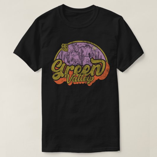 T-shirt Green Valley, Arizona (Design devant)