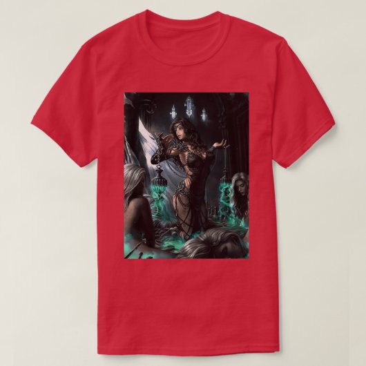 T-shirt Green Witches POster (Design devant)