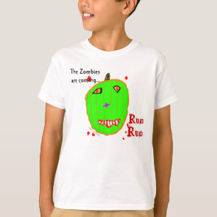 T-shirt Green Zombie Run