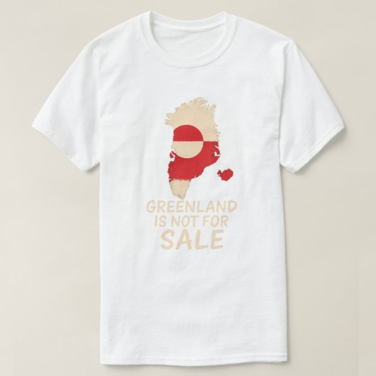 T-SHIRT GREENLAND IS NOT FOR SALE (Design devant)