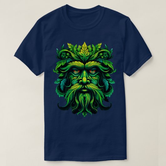 T-shirt Greenman celte païen (Design devant)