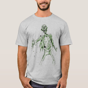 T-shirt greenzombie - customisé