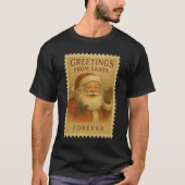 T-shirt Greetings from Santa – Forever Wave (Devant)