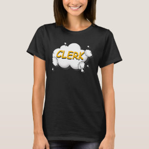 T-shirt Greffier de banque Retro Graphic Enregistreur de b