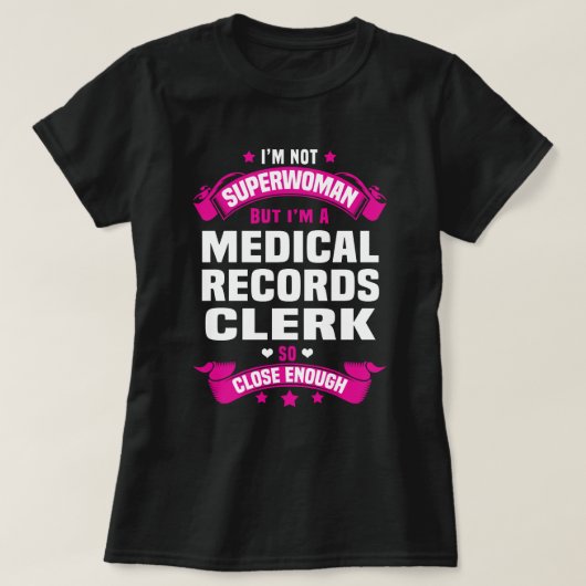 T-shirt Greffier Médicale (Design devant)