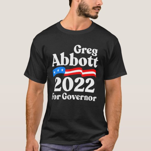T-shirt Greg Abbott pour le Texas Républicain Greg Abbott (Devant)