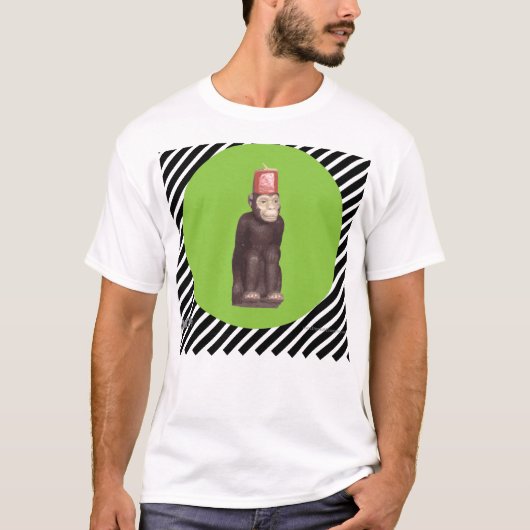 T-shirt grêlez le Fez-Singe ! (Devant)
