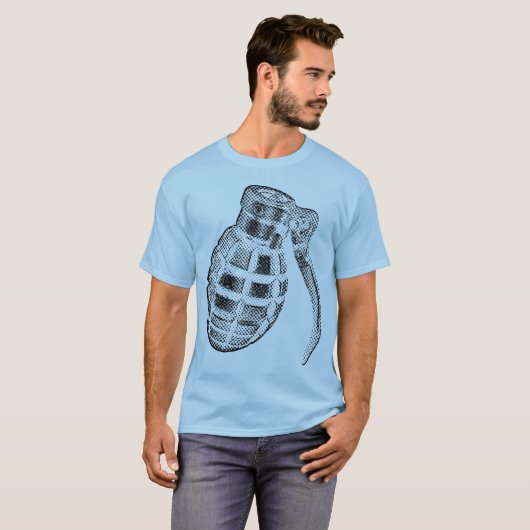 T-shirt Grenade d'art de bruit (Devant entier)