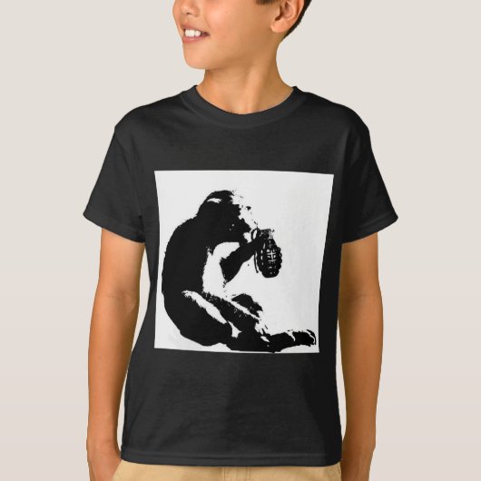 T-shirt Grenade de singe (Devant)