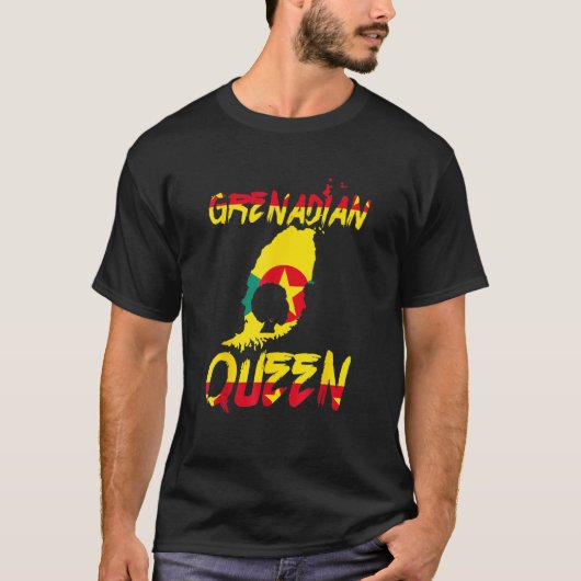 T-shirt Grenade Reine Grenade Drapeau Pride Afro Pride Acc (Devant)