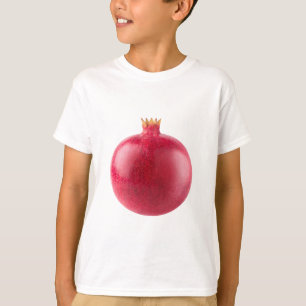 T-shirt Grenade Rouge Entière Fraîche Fruit Alimentation S