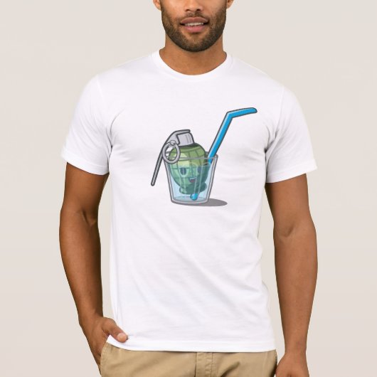 T-shirt grenade verte en limonade (Devant)