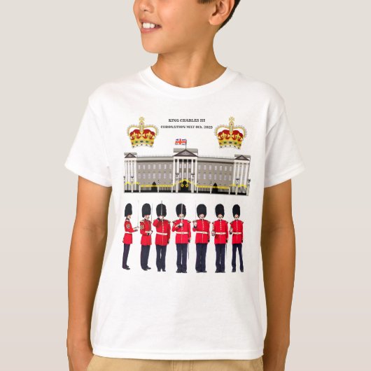 T-shirt Grenadier Gardes sur Parade Coronation Kids (Devant)