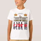 T-shirt Grenadier Guards sur Parade Coronation Kids T-shir (Devant)