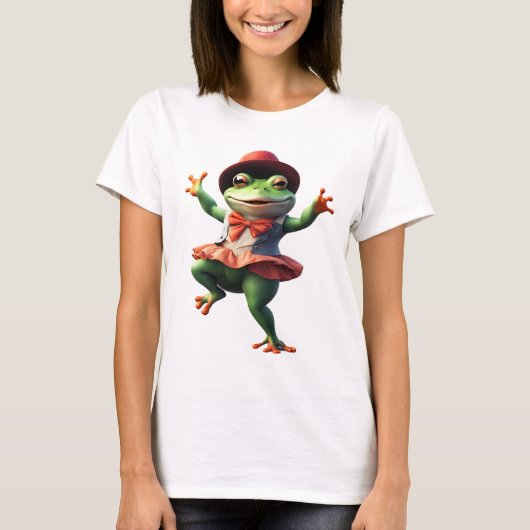 T-shirt Grenouille 11 professeur, danse, grenouille, crapa (Devant)