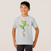 T-shirt grenouille à arbre Amphibien vert (Devant entier)