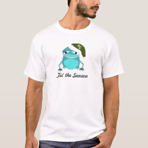 T-shirt Grenouille à grande bouche dans un Casquette festi