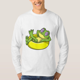 T-shirt Grenouille à la natation avec anneau de natation