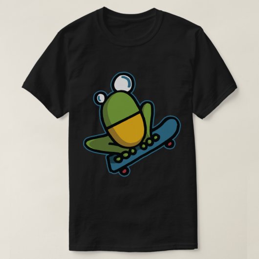 T-shirt Grenouille à skateboard(2) (Design devant)