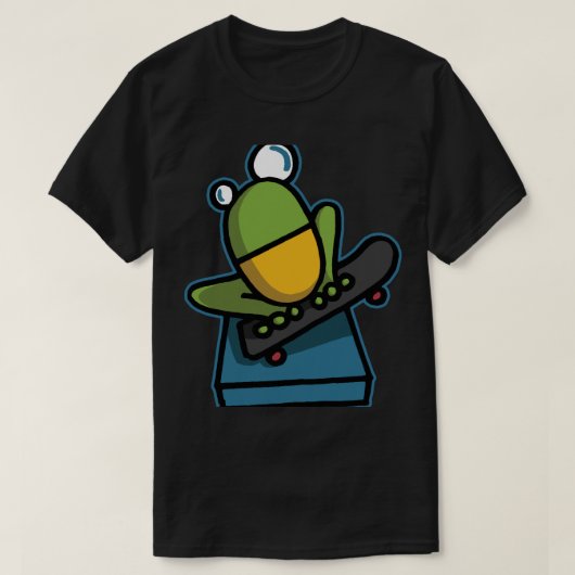 T-shirt Grenouille à skateboard(3) (Design devant)