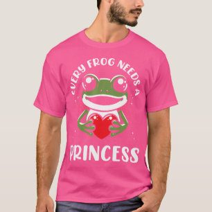 T-shirt Grenouille Adorable Au Coeur Rouge Chaque Grenouil