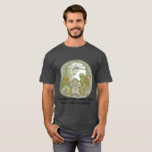 T-shirt Grenouille andoad mangeant des cookies ami (Devant entier)