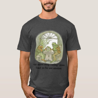 T-shirt Grenouille andoad mangeant des cookies ami